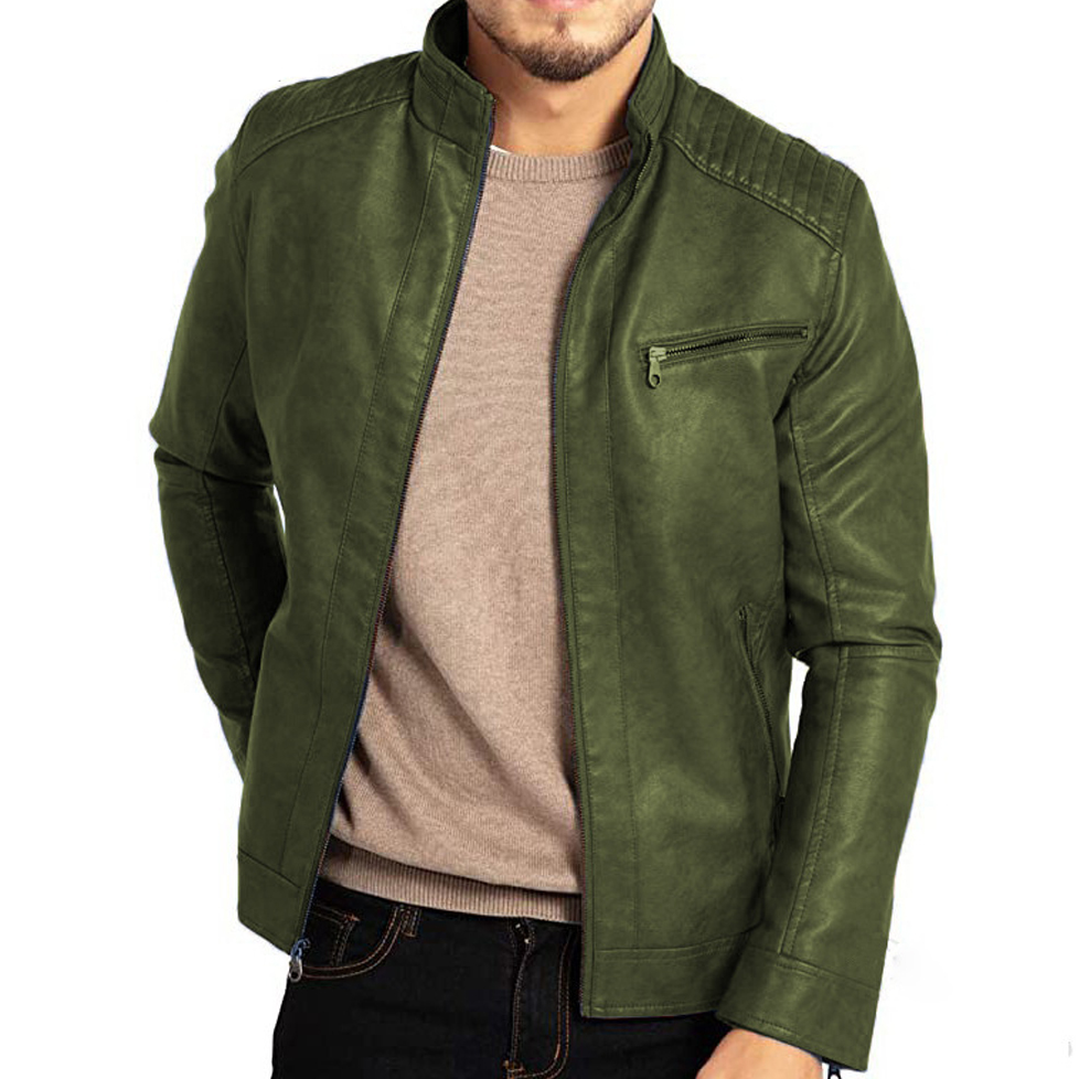 Lorenzo – Stijlvolle Heren PU Leren Jas