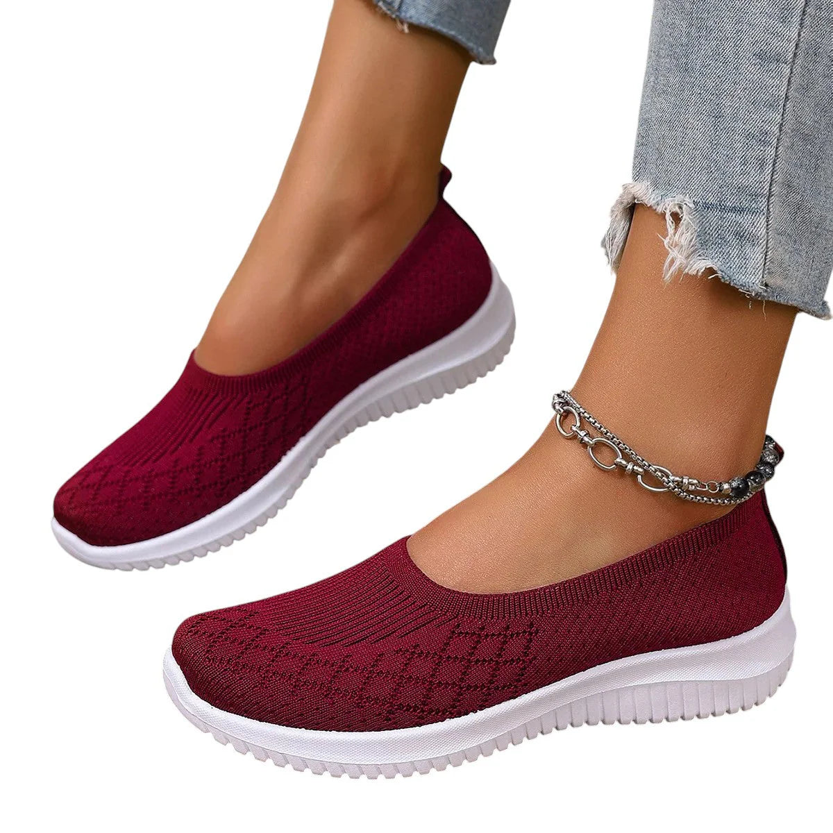 Ellen – Ademend Dames Zomer Comfort Loafers