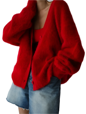 Chiara – Oversized Gebreid Damesvest voor de Herfst