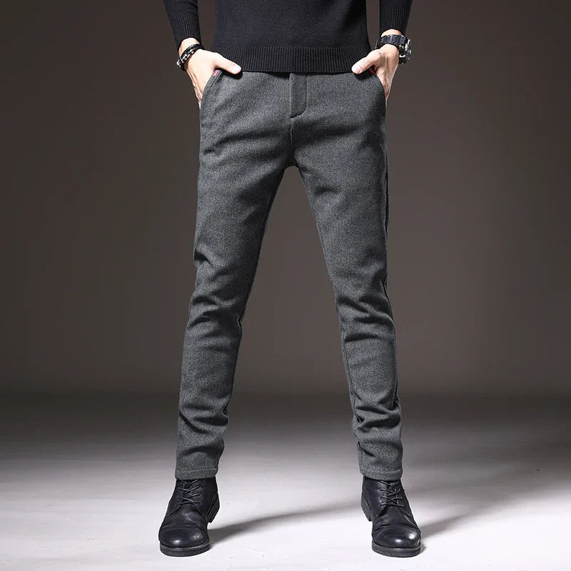 Lorenzo – Slim Fit Heren Stretch Broek van Katoenmix