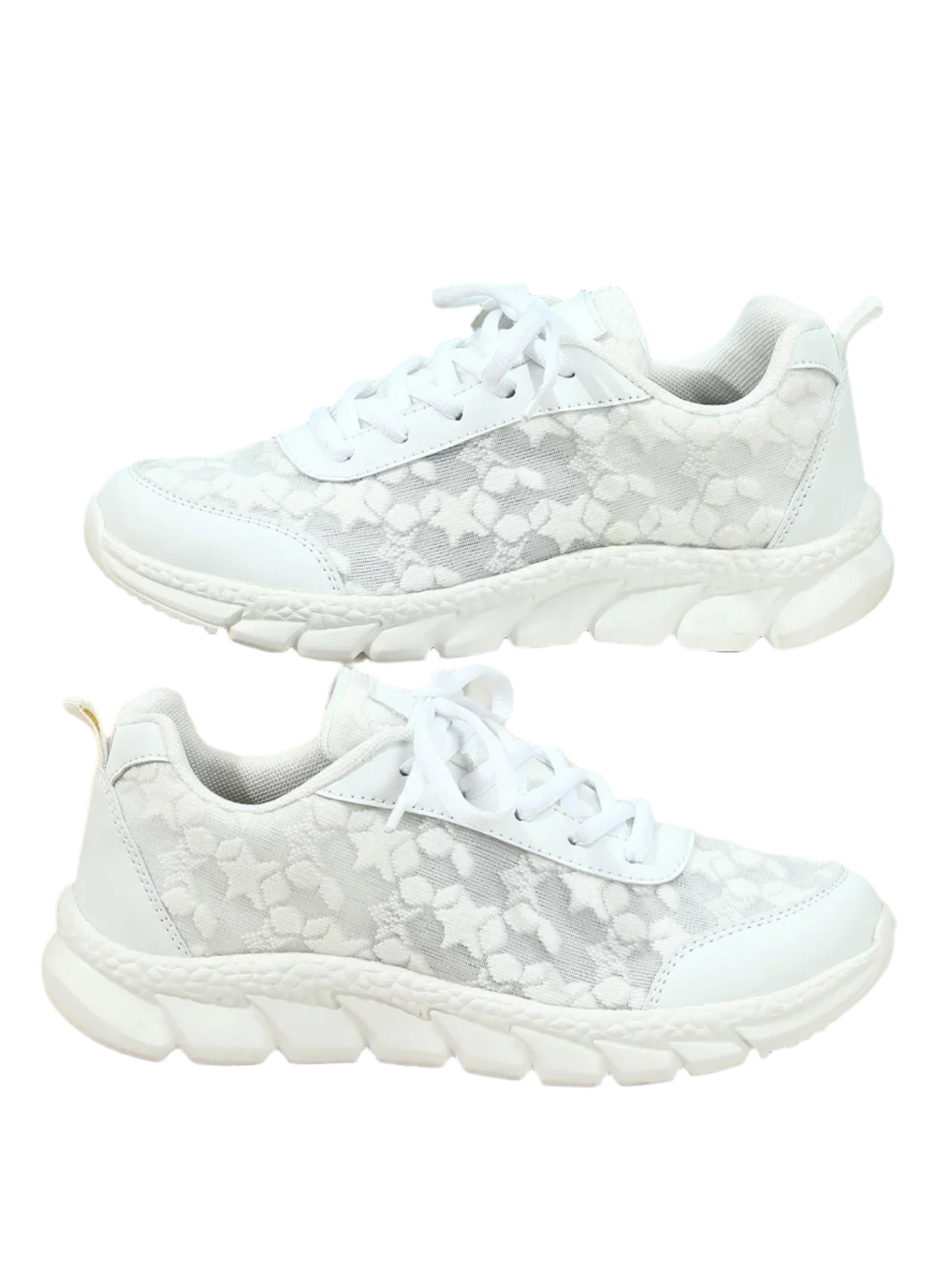 Minda – Comfortable Dames Platform Sneakers met Vetersluiting