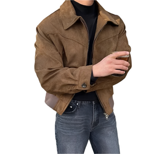 Drake – Tijdloos Vintage Leren Herenjack