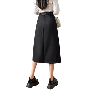 Camila – Elegante Dames Plooirok met Tailleceintuur
