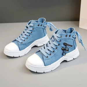 LucaIndigio™ Denim Delight Sneakers