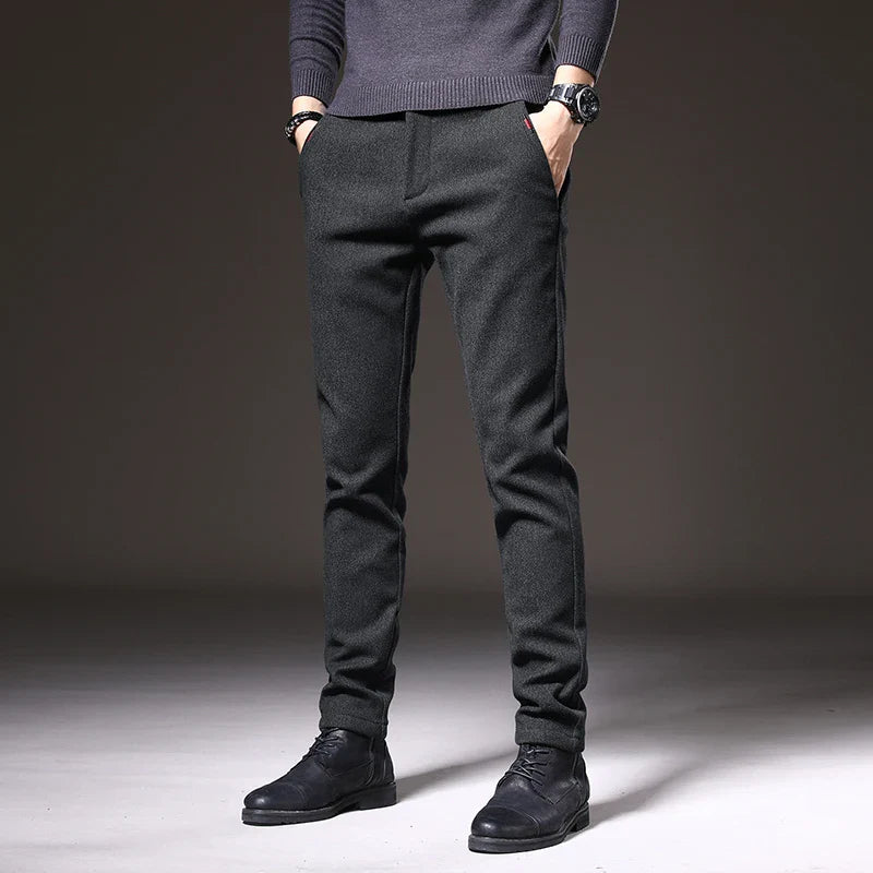 Lorenzo – Slim Fit Heren Stretch Broek van Katoenmix