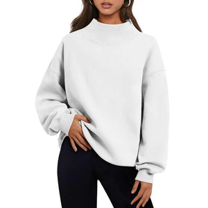 ValeriaConte Vrouwen Half Hals Sweatshirt