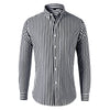 Colvani – Gestreept Slim Fit Overhemd voor Heren