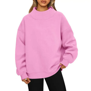ValeriaConte Vrouwen Half Hals Sweatshirt