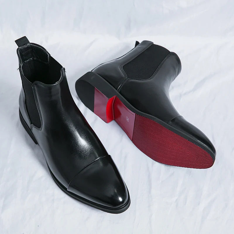 Leonardo – Leren Chelsea Boots voor Heren