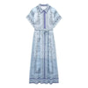 Regine – Lichtgewicht Zomerse Chiffon Jurk voor Dames met Print