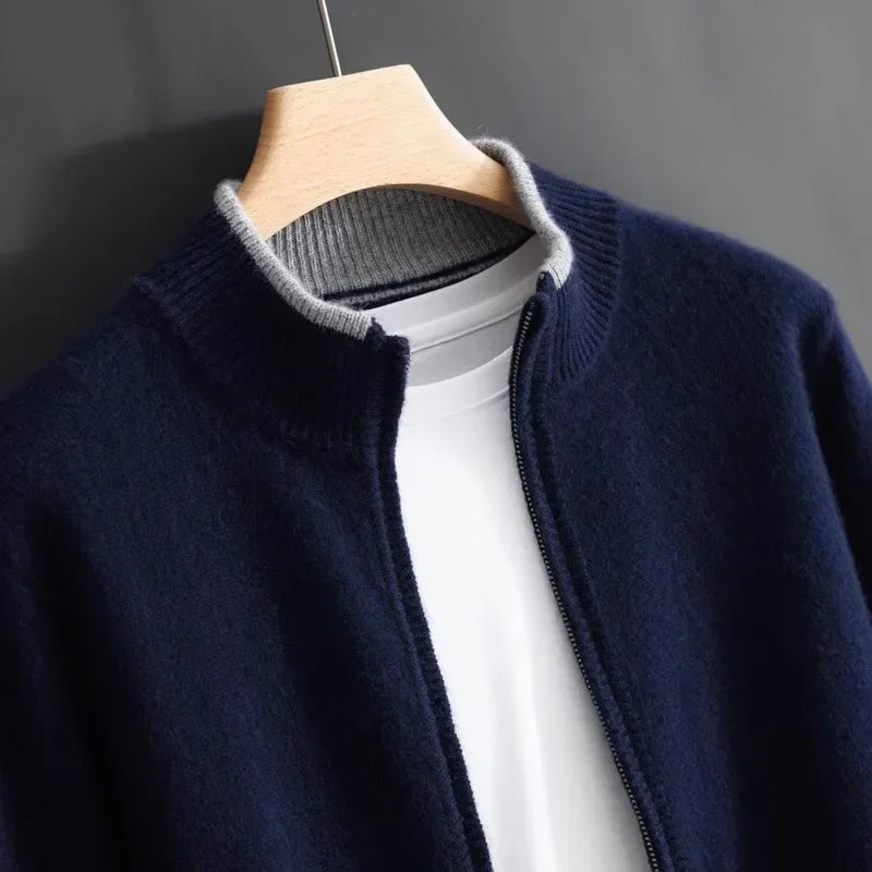 Lorenzo – Luxe Herenvest van Premium Wol