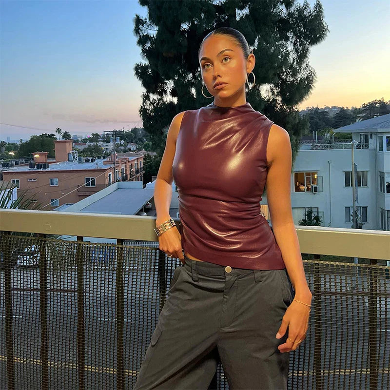 GiuliaRomano Luna Y2K Tank Top Voor Vrouwen