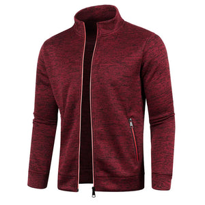 Ramil – Heren Sweatvest met Hoge kraag en Rits