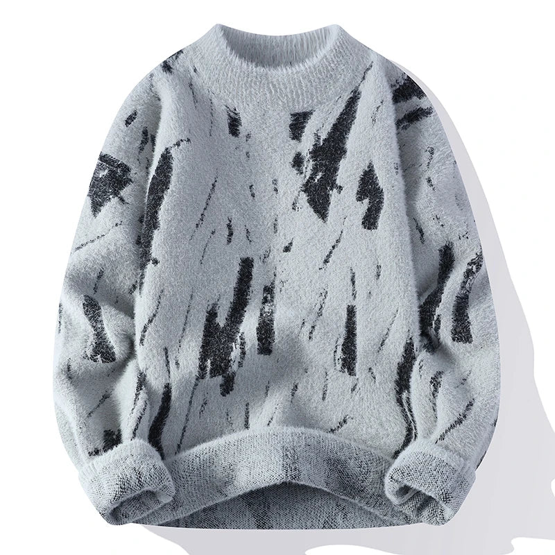 Gregorio – Heren Gebreide Trui van Wolmix met Casual Fit