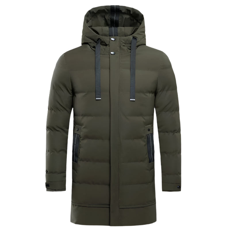 Lorenzo – Extra Lange Waterdichte Herenparka