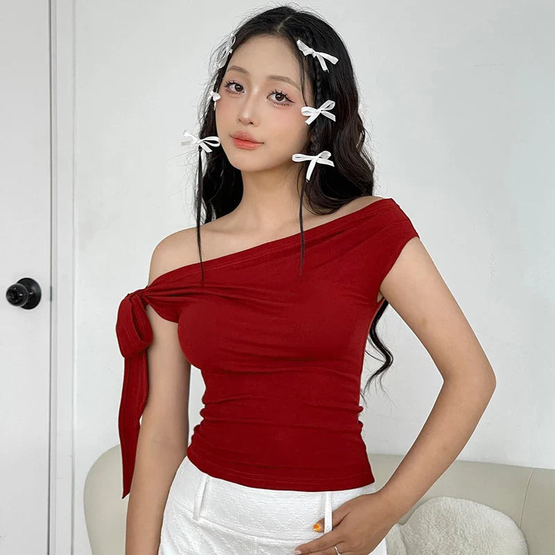 NicolaSarti Asymmetrisch T-shirt Casual Top