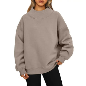 ValeriaConte Vrouwen Half Hals Sweatshirt