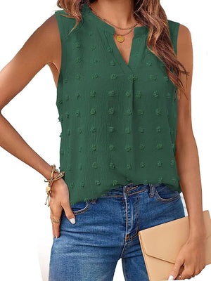 ElenaGreco Klassieke blouse zonder mouwen voor dames