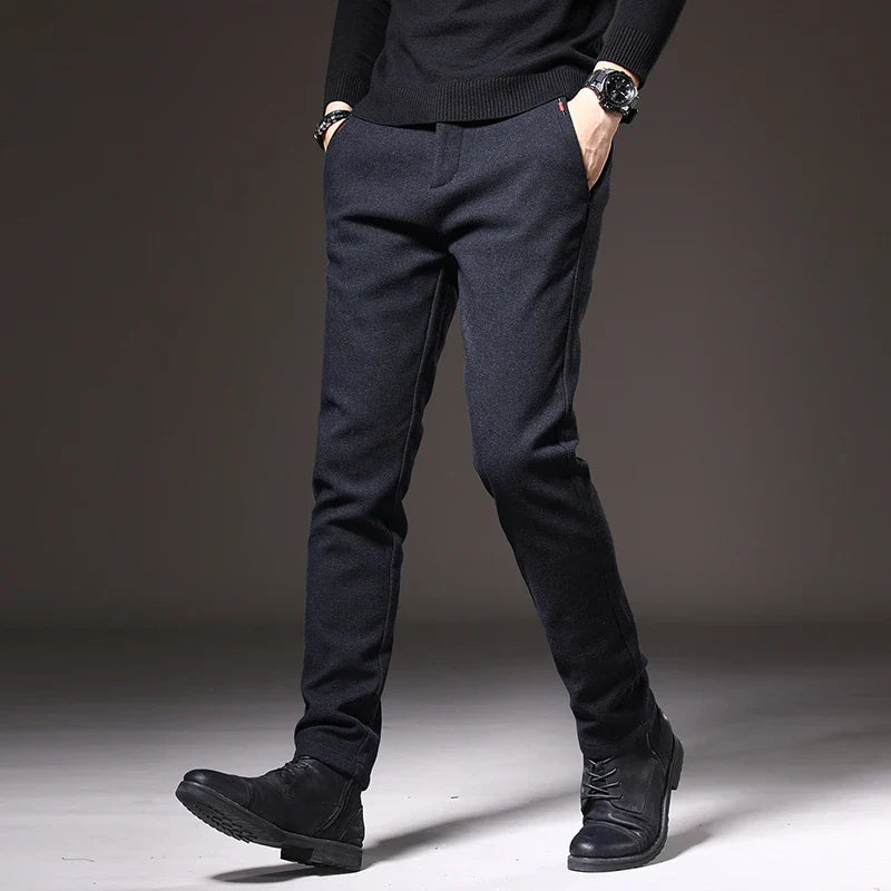 Lorenzo – Slim Fit Heren Stretch Broek van Katoenmix