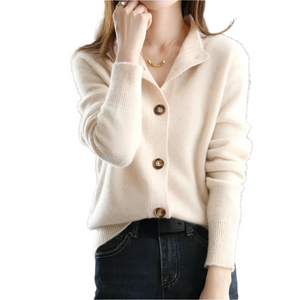 Clara – Tijdloze Cashmere Damescardigan