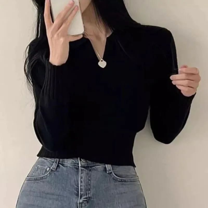 Isabella – Slim-Fit Gebreide Damestrui