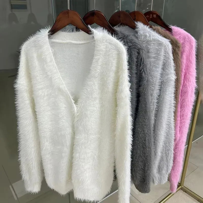 Chiara – Oversized Gebreid Damesvest voor de Herfst