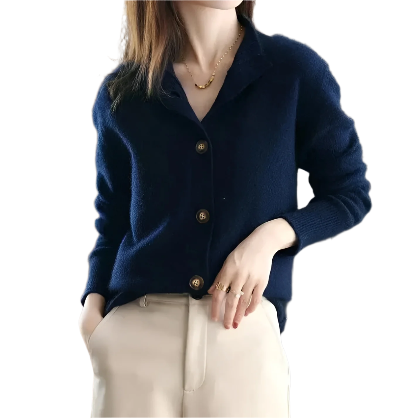 Clara – Tijdloze Cashmere Damescardigan