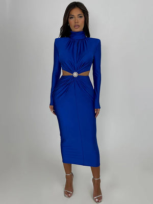 DolceAbito Lange Mouwen Maxi Jurk Voor Vrouwen