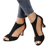 Layda – T-Strap Damesschoenen met Franse Hak