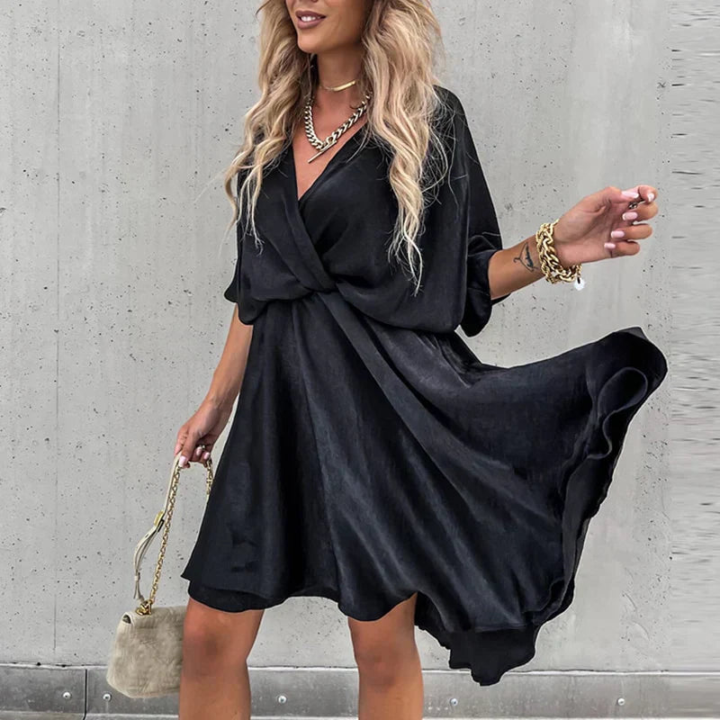Venesia – Elegante Vrouwelijke Flowy Jurk
