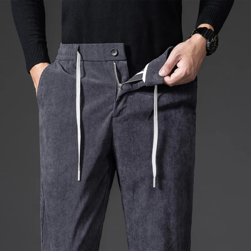 Lorenzo – Elegante Uniseks Corduroy Chino’s