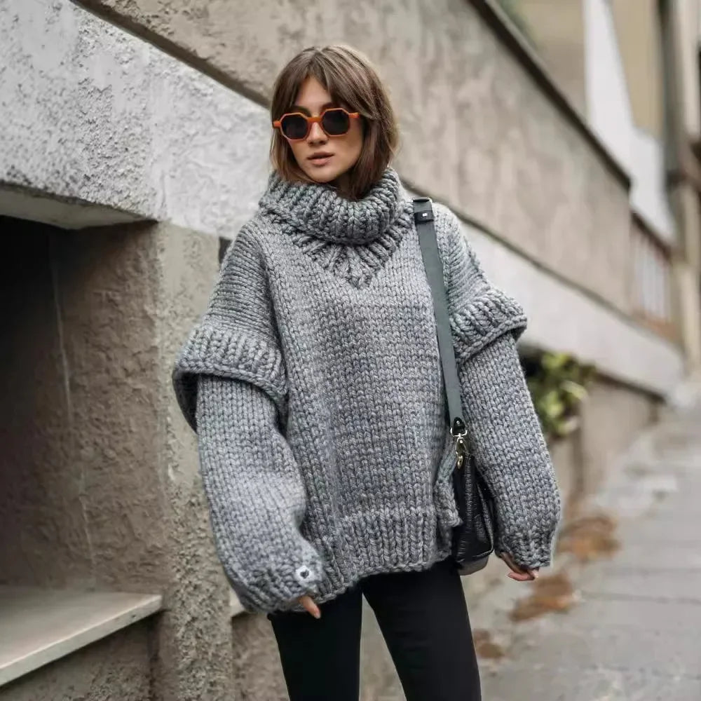 Britany – Gebreide Dames Coltrui voor Winter & Lente