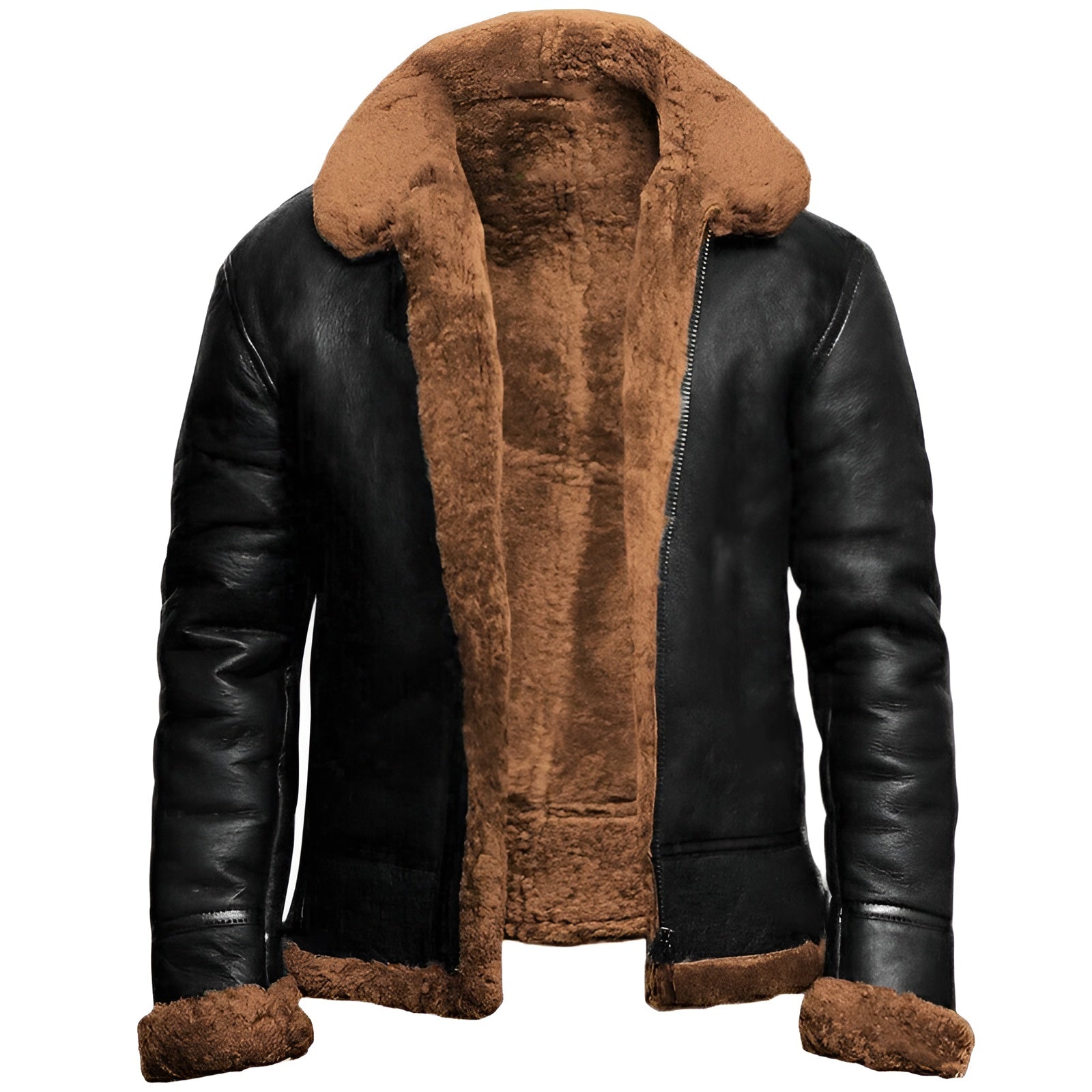 Giulia – Heren Leren Winterjas