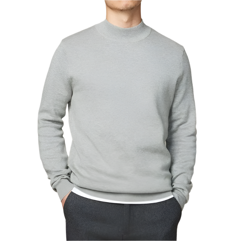 Brandon – Zachte Wolmix Heren Halve Coltrui