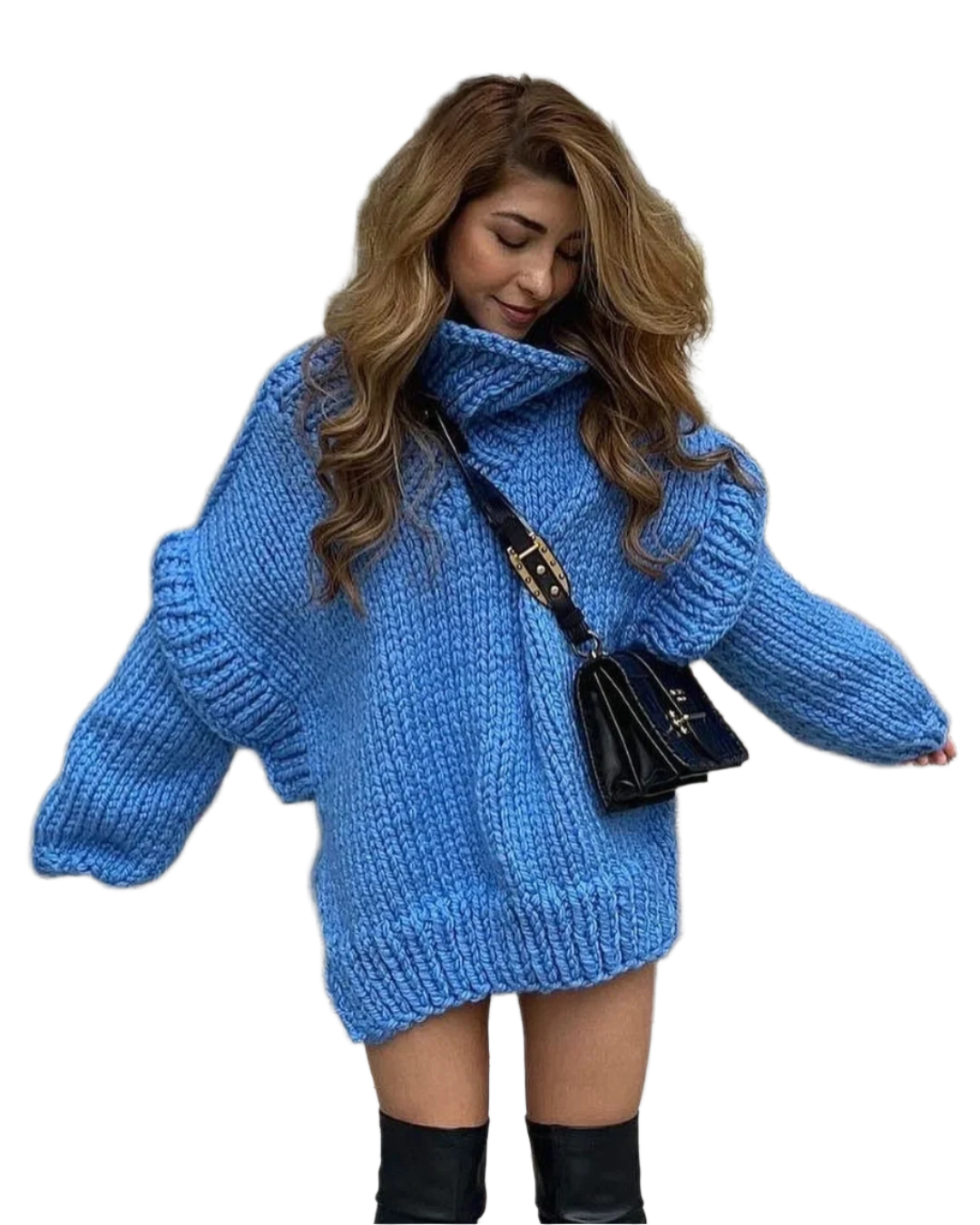Britany – Gebreide Dames Coltrui voor Winter & Lente