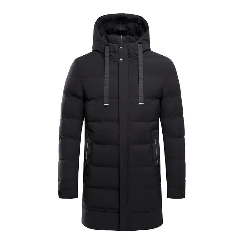 Lorenzo – Extra Lange Waterdichte Herenparka