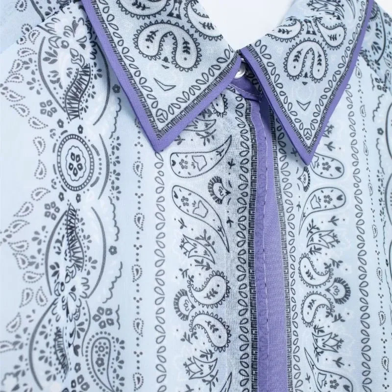 Regine – Lichtgewicht Zomerse Chiffon Jurk voor Dames met Print