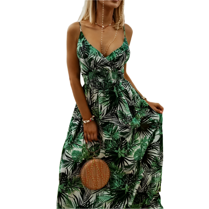 Dolori – Bohemian Dames Maxi jurk met V-Hals