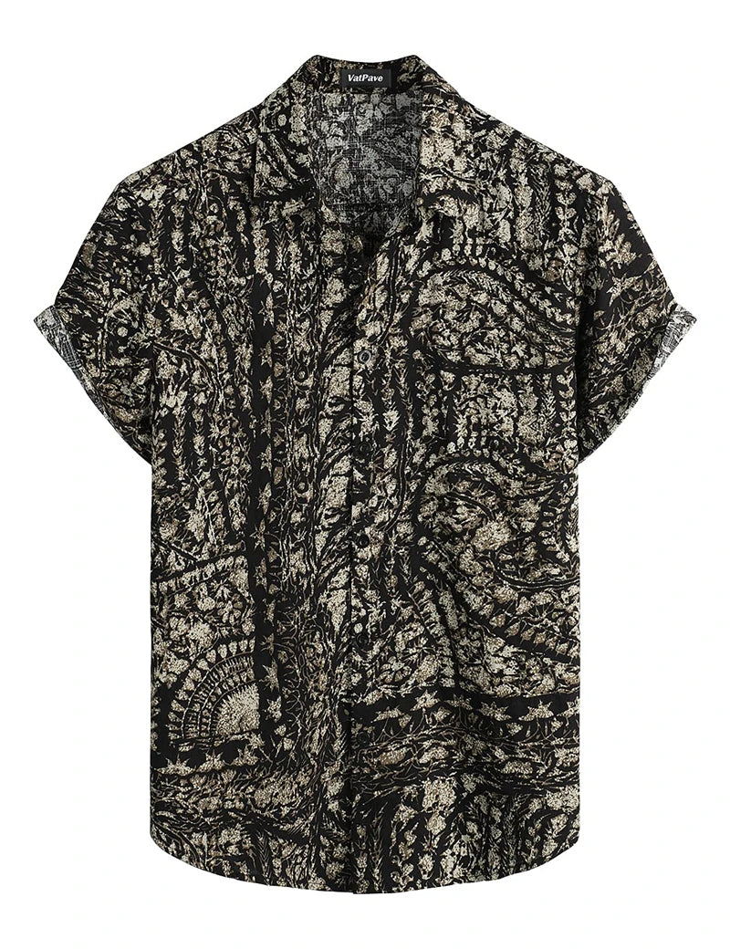 Lorenzo – Heren Polo met Trendy Print