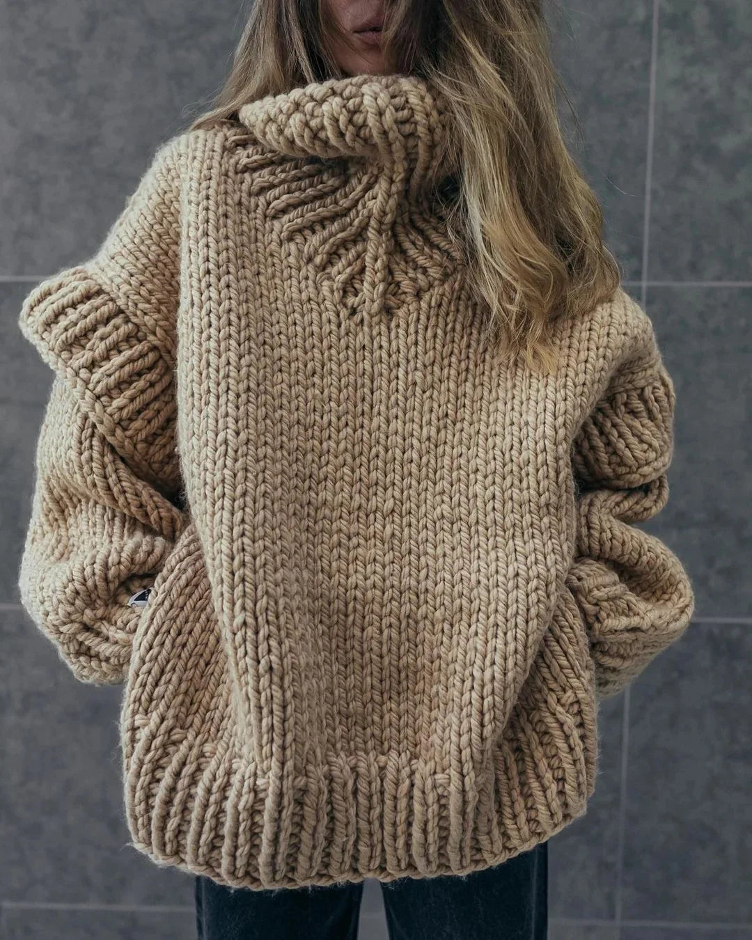Britany – Gebreide Dames Coltrui voor Winter & Lente