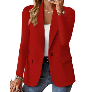 Isabella – Getailleerde Dames Blazer in Zachte Neutrale Kleuren