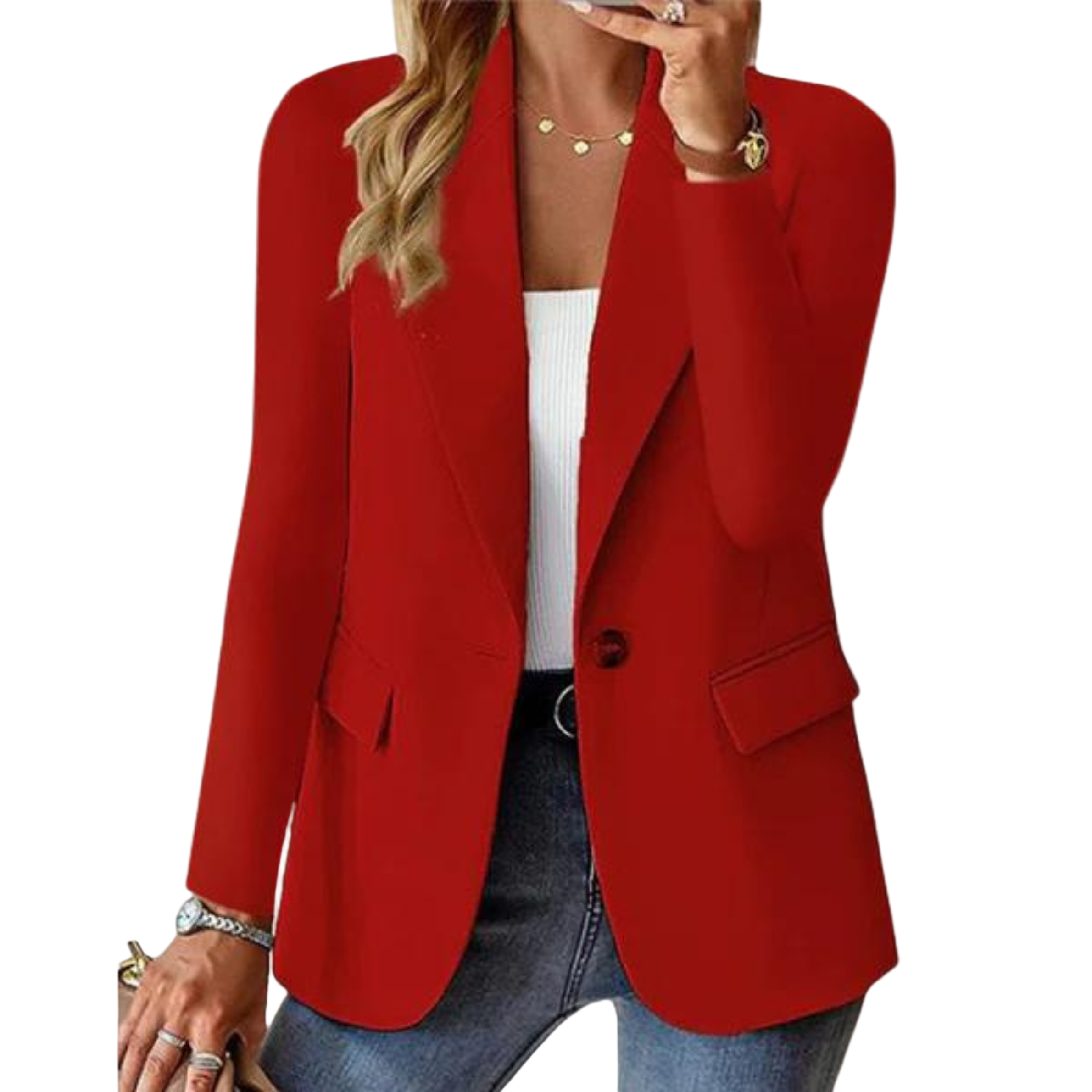 Euleen – Getailleerde Dames Blazer voor Elke Dag