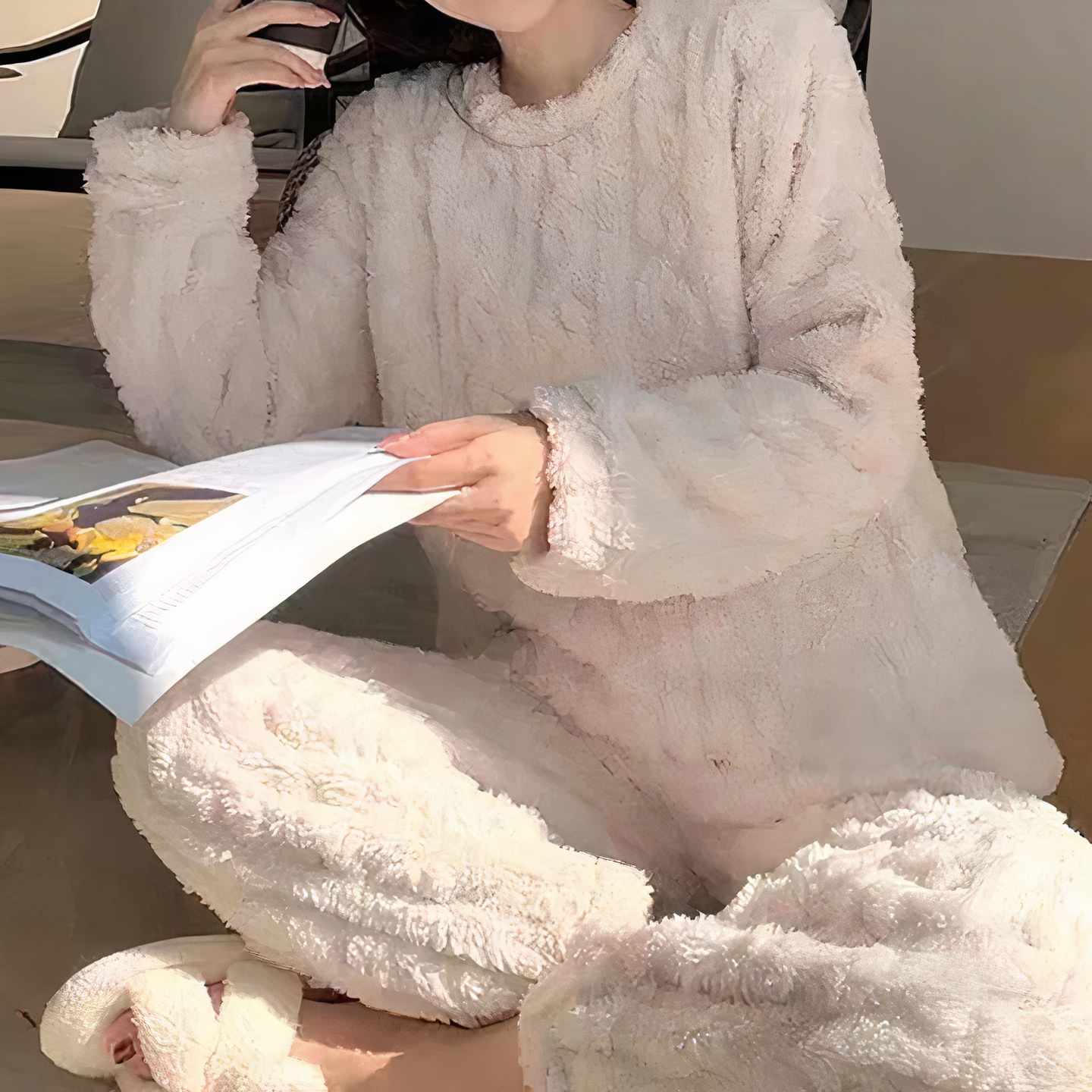 ValentinaSoffice™ Fluwelen pyjamaset