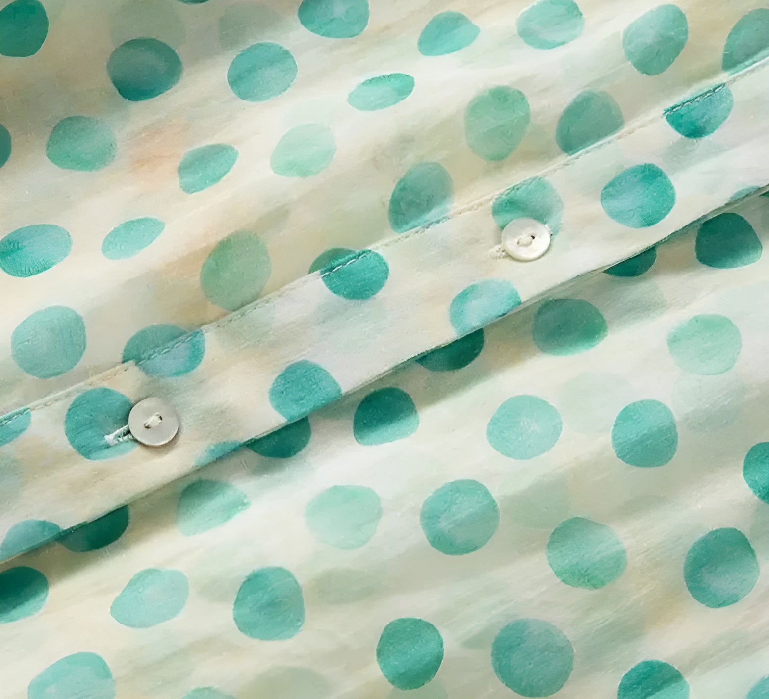 Luciana – Ademend Dames Linnen Blouse met Polkadotprint
