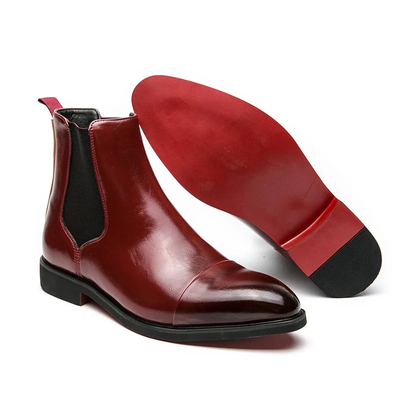 Leonardo – Leren Chelsea Boots voor Heren
