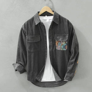 EttoreCorsi Heren Patchwork Longsleeve Voor Mannen