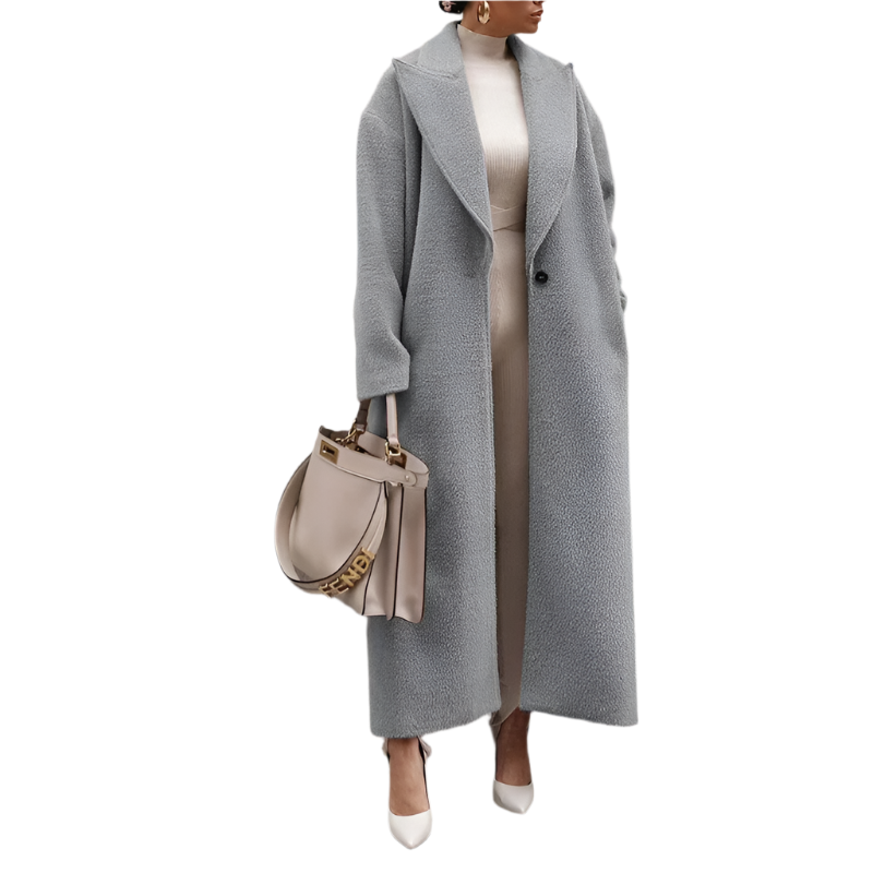 Sofia – Warme Pluchen Dames Winterjas