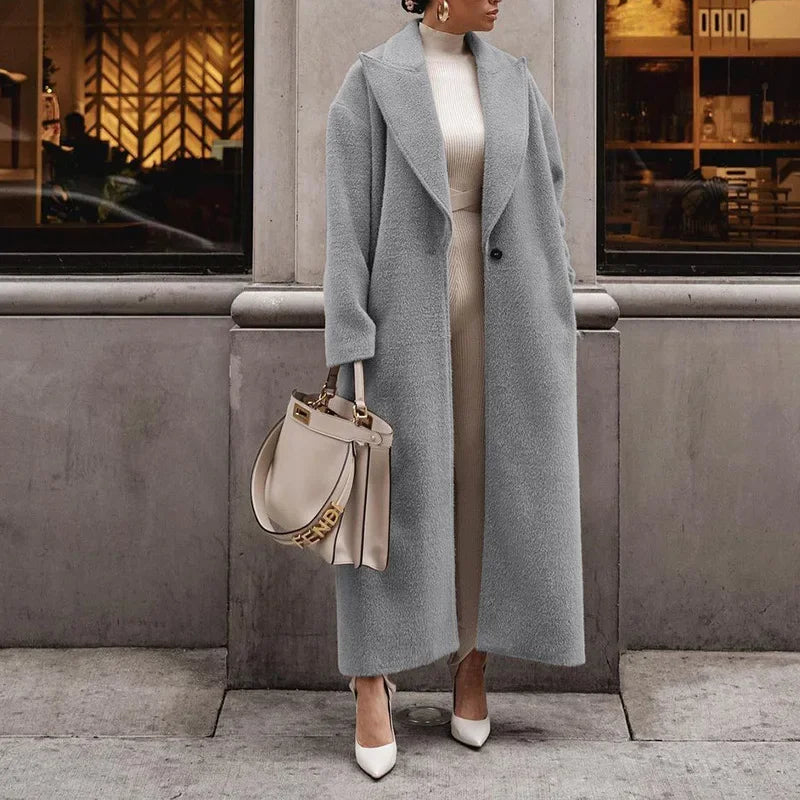 Sofia – Warme Pluchen Dames Winterjas