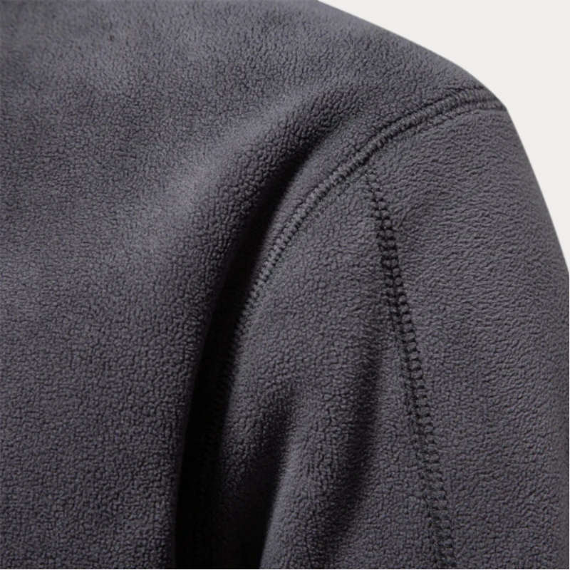 Lorenzo – Heren Fleece Trui met Ritssluiting