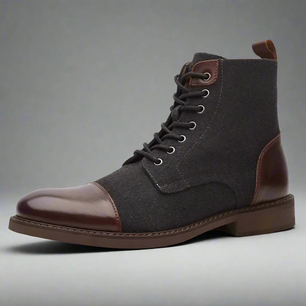 Lucien – Leren Patchwork Boots voor Heren
